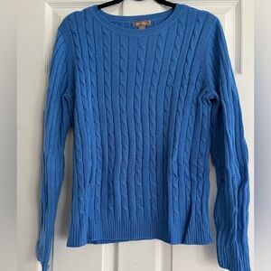 White Stag blue sweater. Size L.